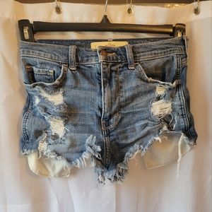 Hollister high waisted shorts size 1